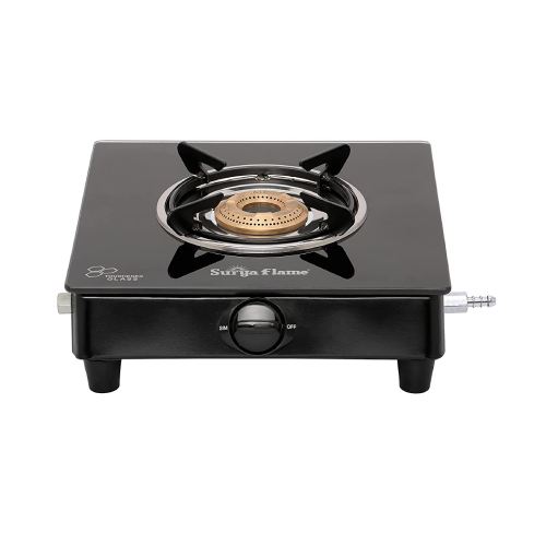 surya flame glass top gas stove